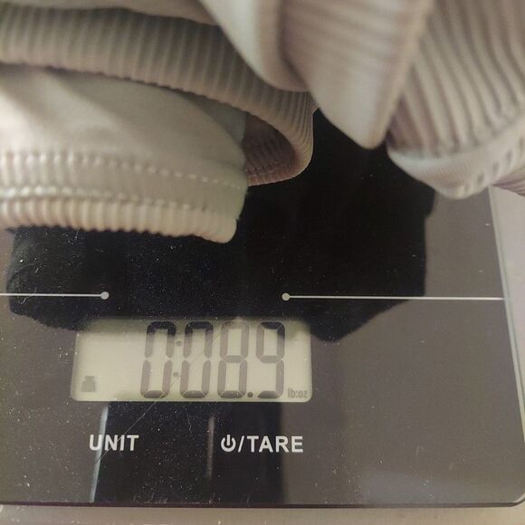 90 Degrees Reflex Green Ribbed Stretch Half Zip Cropped Long Sleeve Active Top M - Picture 8 of 9